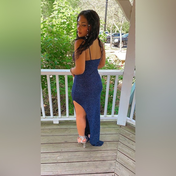 This is my blue prom dress from this year. - Picture 2 of 7